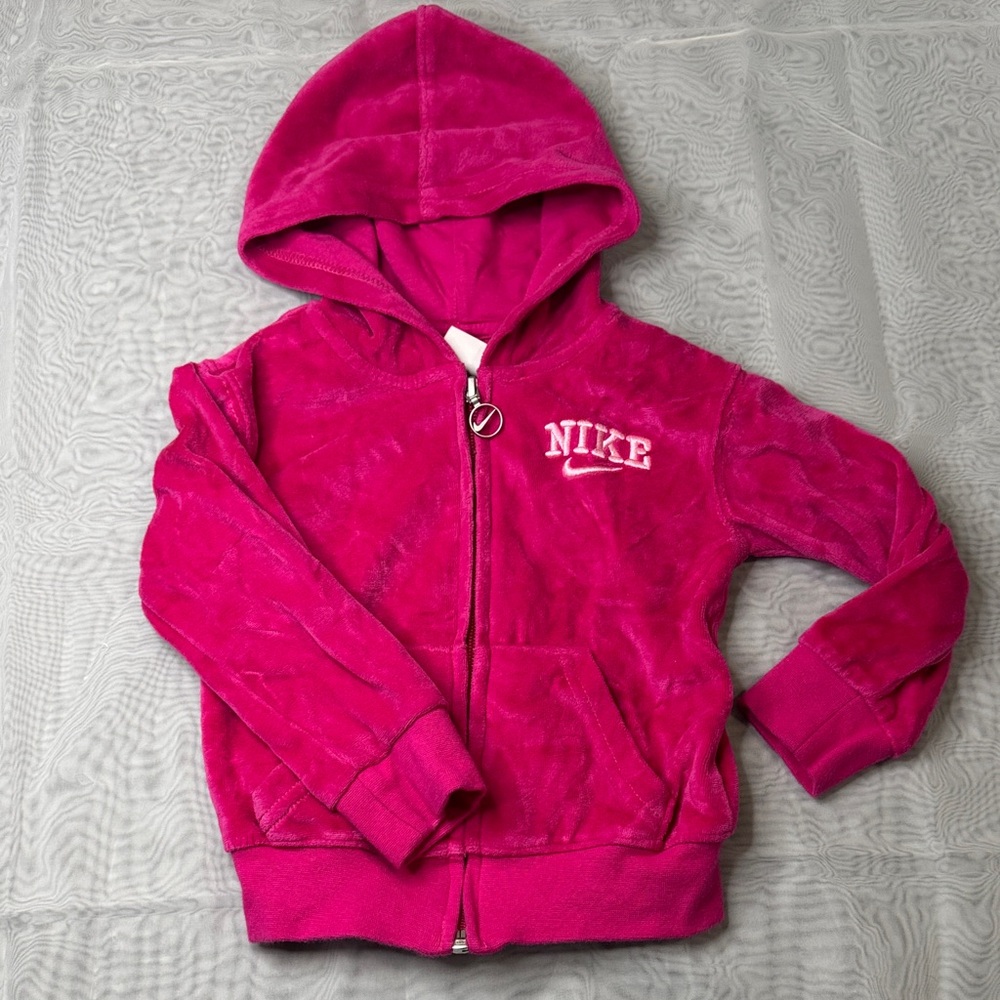 Nike Kids Fuchsia Zip-Up Hoodie